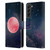 Cosmo18 Space Pink Moon Leather Book Wallet Case Cover For Samsung Galaxy S22+ 5G