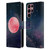 Cosmo18 Space Pink Moon Leather Book Wallet Case Cover For Samsung Galaxy S22 Ultra 5G