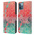 Elisabeth Fredriksson Cubes Collection Rose And Turquoise Leather Book Wallet Case Cover For Apple iPhone 12 / iPhone 12 Pro