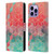 Elisabeth Fredriksson Cubes Collection Rose And Turquoise Leather Book Wallet Case Cover For Apple iPhone 14 Pro Max