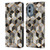 Elisabeth Fredriksson Cubes Collection Black And White Leather Book Wallet Case Cover For Nokia X30