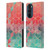 Elisabeth Fredriksson Cubes Collection Rose And Turquoise Leather Book Wallet Case Cover For Motorola Edge 30