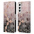 Elisabeth Fredriksson Cubes Collection Pink And Grey Gradient Leather Book Wallet Case Cover For Samsung Galaxy S22 5G