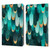 Elisabeth Fredriksson Sparkles Turquoise Leather Book Wallet Case Cover For Apple iPad 9.7 2017 / iPad 9.7 2018