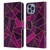 Elisabeth Fredriksson Stone Collection Purple Leather Book Wallet Case Cover For Apple iPhone 14