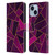 Elisabeth Fredriksson Stone Collection Purple Leather Book Wallet Case Cover For Apple iPhone 14 Plus