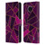 Elisabeth Fredriksson Stone Collection Purple Leather Book Wallet Case Cover For Nokia C10 / C20