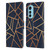 Elisabeth Fredriksson Stone Collection Copper And Midnight Navy Leather Book Wallet Case Cover For Motorola Edge (2022)