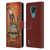 David Lozeau Colourful Art Memento Mori Leather Book Wallet Case Cover For Motorola Moto E7