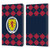 Scotland National Football Team Logo 2 Argyle Leather Book Wallet Case Cover For Apple iPad 10.2 2019/2020/2021