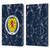 Scotland National Football Team Logo 2 Marble Leather Book Wallet Case Cover For Apple iPad 10.2 2019/2020/2021