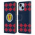 Scotland National Football Team Logo 2 Argyle Leather Book Wallet Case Cover For Apple iPhone 14 Plus