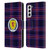 Scotland National Football Team Logo 2 Tartan Leather Book Wallet Case Cover For Samsung Galaxy S21 5G