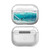 Dave Loblaw Art Mix Shark Surfer Clear Hard Crystal Cover Case for Apple AirPods Pro Charging Case