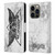 Aerosmith Black And White Triangle Winged Logo Leather Book Wallet Case Cover For Apple iPhone 14 Pro