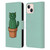 Beth Wilson Doodlecats Cactus Leather Book Wallet Case Cover For Apple iPhone 13