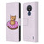 Beth Wilson Doodlecats Donut Leather Book Wallet Case Cover For Nokia C21