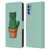 Beth Wilson Doodlecats Cactus Leather Book Wallet Case Cover For OPPO Reno 4 5G