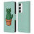 Beth Wilson Doodlecats Cactus Leather Book Wallet Case Cover For Samsung Galaxy S23 5G