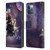 Random Galaxy Space Llama Unicorn Space Ride Leather Book Wallet Case Cover For Apple iPhone 12 Pro Max