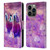 Random Galaxy Space Llama Kitty & Cat Leather Book Wallet Case Cover For Apple iPhone 14 Pro