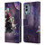Random Galaxy Space Llama Unicorn Space Ride Leather Book Wallet Case Cover For Nokia X30