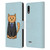 Beth Wilson Doodle Cats 2 Business Suit Leather Book Wallet Case Cover For LG K22