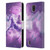 Random Galaxy Space Unicorn Ride Purple Galaxy Cat Leather Book Wallet Case Cover For Nokia C01 Plus/C1 2nd Edition