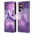 Random Galaxy Space Unicorn Ride Purple Galaxy Cat Leather Book Wallet Case Cover For Samsung Galaxy S22 Ultra 5G