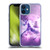 Random Galaxy Space Unicorn Ride Purple Galaxy Cat Soft Gel Case for Apple iPhone 12 Mini