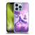 Random Galaxy Space Unicorn Ride Purple Galaxy Cat Soft Gel Case for Apple iPhone 13 Pro