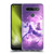 Random Galaxy Space Unicorn Ride Purple Galaxy Cat Soft Gel Case for LG K51S
