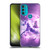 Random Galaxy Space Unicorn Ride Purple Galaxy Cat Soft Gel Case for Motorola Moto G71 5G