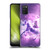 Random Galaxy Space Unicorn Ride Purple Galaxy Cat Soft Gel Case for Samsung Galaxy A03s (2021)