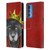 Barruf Animals The King Panther Leather Book Wallet Case Cover For Motorola Edge 20 Pro