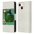 Wyanne Animals 2 Green Whale Monoprint Leather Book Wallet Case Cover For Apple iPhone 13 Mini