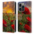 Celebrate Life Gallery Florals Red Flower Field Leather Book Wallet Case Cover For Apple iPhone 14 Pro