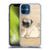 Barruf Dogs Pug Toy Soft Gel Case for Apple iPhone 12 Mini