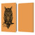 Rachel Caldwell Animals 3 Owl 2 Leather Book Wallet Case Cover For Amazon Kindle Paperwhite 1 / 2 / 3