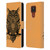 Rachel Caldwell Animals 3 Owl 2 Leather Book Wallet Case Cover For Motorola Moto E7 Plus