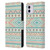 Rachel Caldwell Patterns Friendship Leather Book Wallet Case Cover For Apple iPhone 11