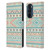Rachel Caldwell Patterns Friendship Leather Book Wallet Case Cover For Motorola Edge 30