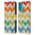 Rachel Caldwell Patterns Zigzag Quilt Leather Book Wallet Case Cover For Motorola Moto G71 5G
