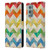 Rachel Caldwell Patterns Zigzag Quilt Leather Book Wallet Case Cover For OnePlus 9