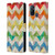 Rachel Caldwell Patterns Zigzag Quilt Leather Book Wallet Case Cover For OnePlus Nord N100