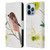 Mai Autumn Birds Dogwood Branch Leather Book Wallet Case Cover For Apple iPhone 13 Pro
