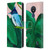 Mai Autumn Birds Monstera Plant Leather Book Wallet Case Cover For Nokia C21