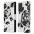 Mai Autumn Floral Blooms Black Beauty Leather Book Wallet Case Cover For Samsung Galaxy A53 5G (2022)