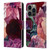 Mai Autumn Floral Garden Dahlias Leather Book Wallet Case Cover For Apple iPhone 14 Pro