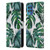 Nature Magick Tropical Palm Leaves On Marble Green Tropics Leather Book Wallet Case Cover For Motorola Moto G100